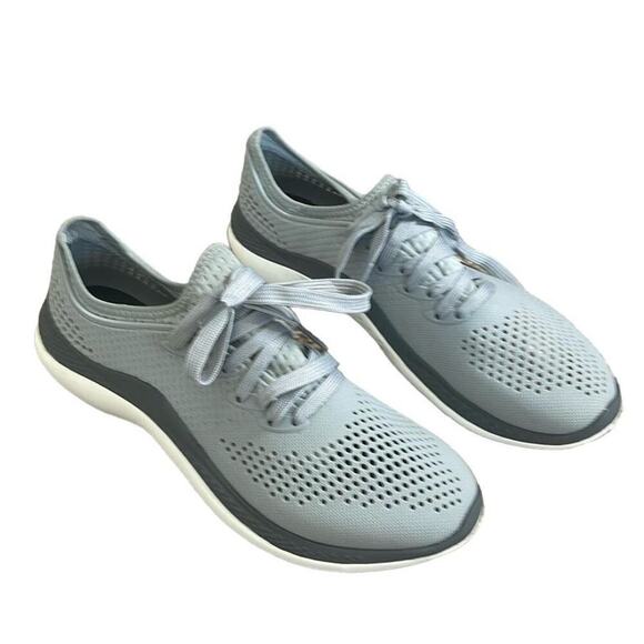 CROCS LITERIDE 360 PACER SNEAKERS‎ SLATE GRAY SIZE 9 - Picture 1 of 6